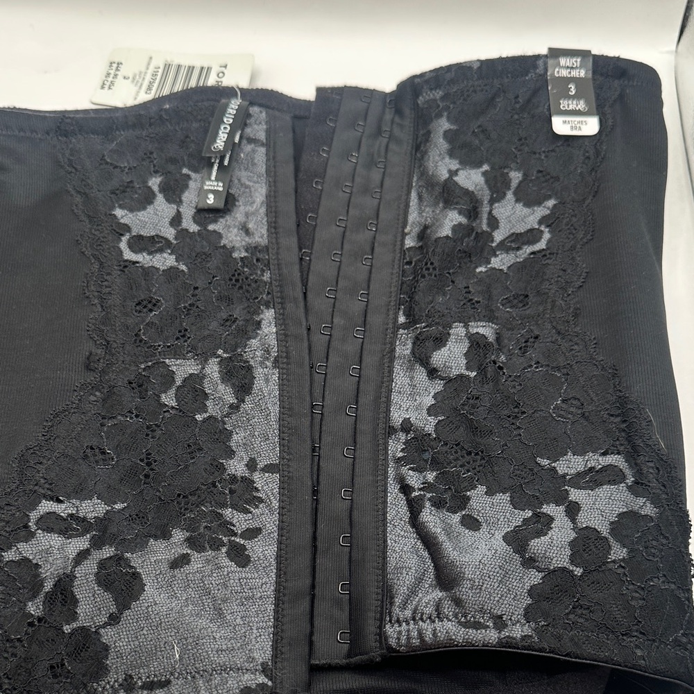 Torrid Black Lace Waist Shaper